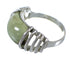 Sterling Silver And Turquoise Ring Size 6-3/4 RX80976